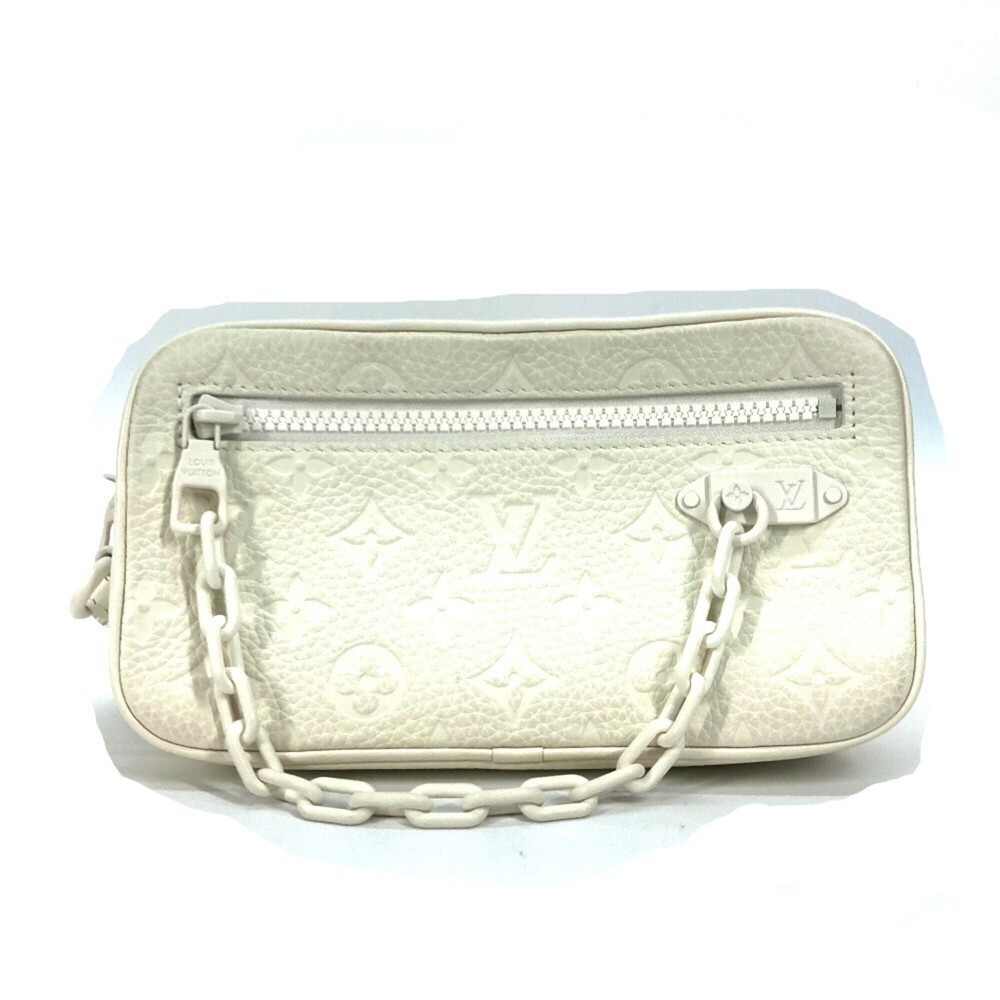 LOUIS VUITTON M53551 Monogram Empreinte Pochette Volga Second Bag with Strap ...